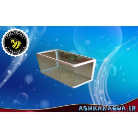 آکواریوم 80 سانت شیشه خم بدون درب